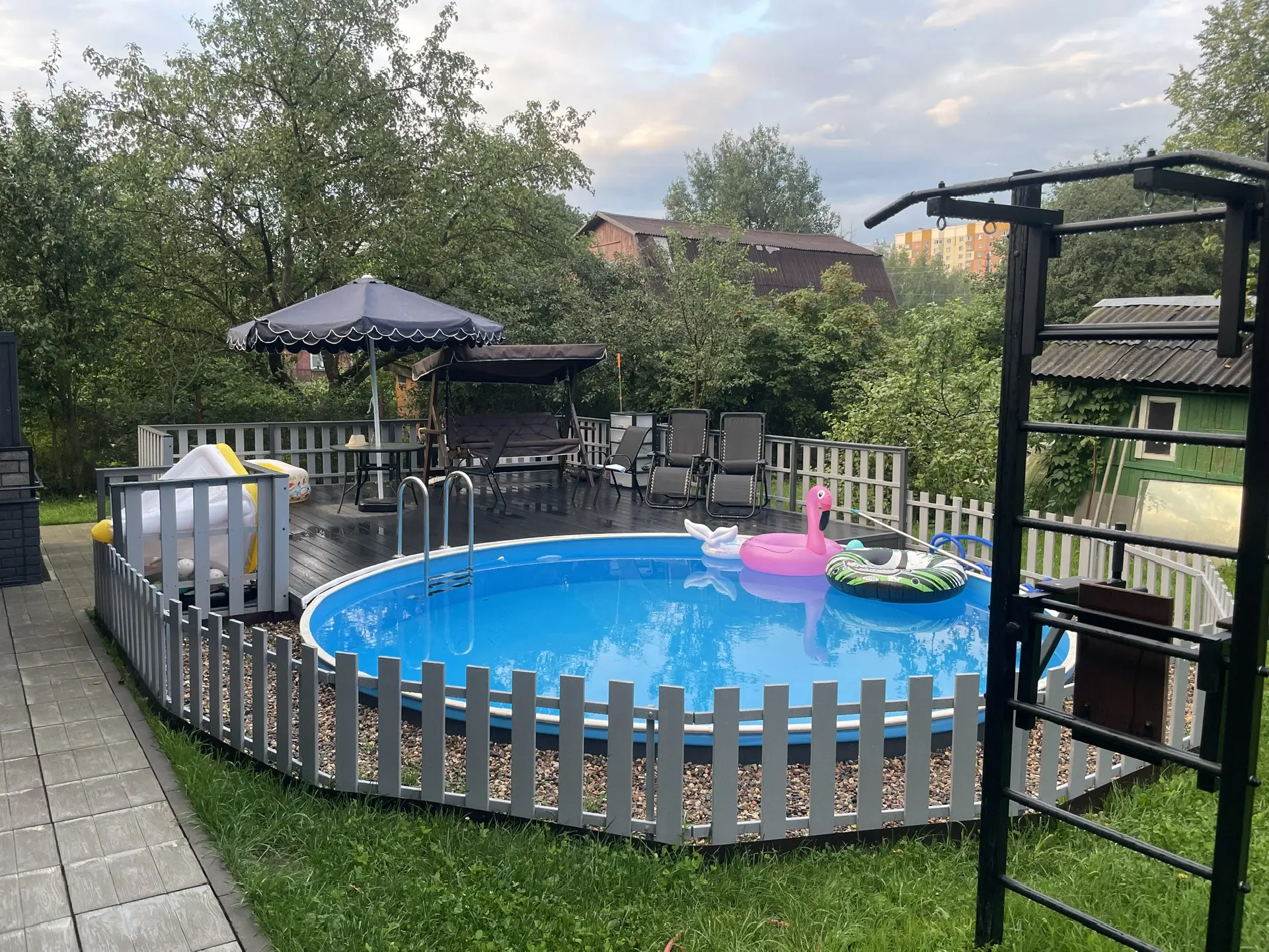 Круглый бассейн ЛАГУНА 4 х 1,25 м