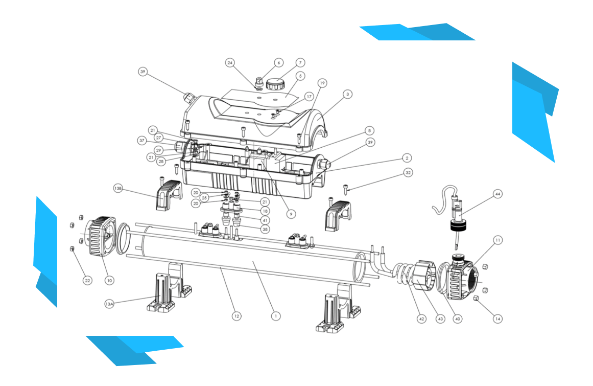 Электронагреватель Elecro Flowline 2 Titan 9кВт 380В