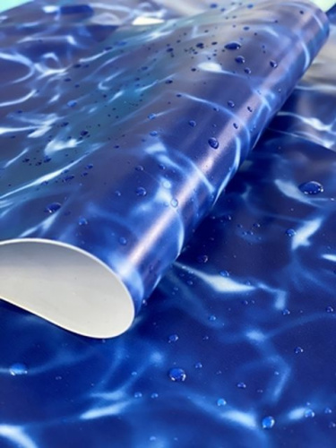 Чаша круглая для бассейна 250 х 140 см, 0.4/0.4 мм. Мрамор