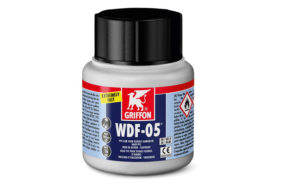 Клей для труб из ПВХ, 250 мл, с  кисточкой