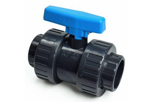 Кран шаровой ПВХ, 50 мм