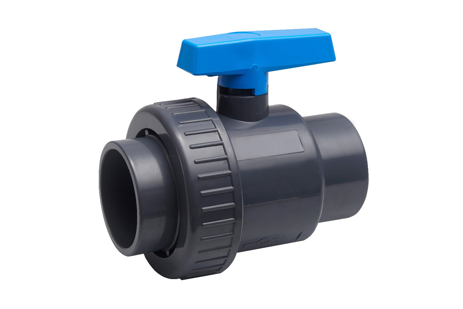 Кран шаровый 50 мм, ПВХ, одноразъёмный