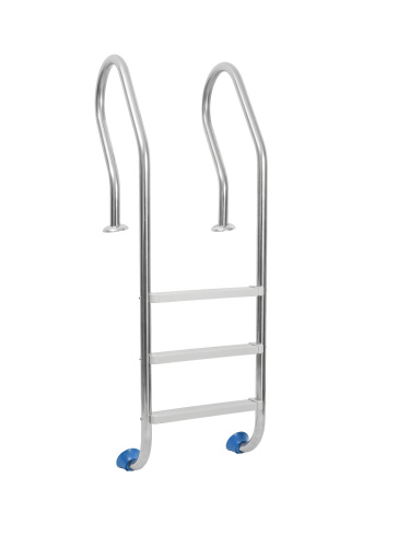 Лестница Лагуна Компакт Плюс  3 ступени AISI-304 с пластиковыми ступенями