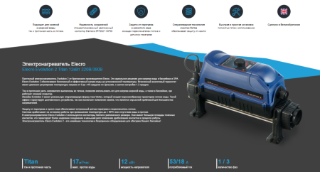 Электронагреватель Elecro Evolution 2 Titan 12кВт 220В/380В