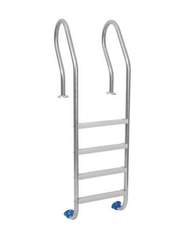 Лестница Лагуна Компакт Плюс  4 ступени AISI-304 с пластиковыми ступенями