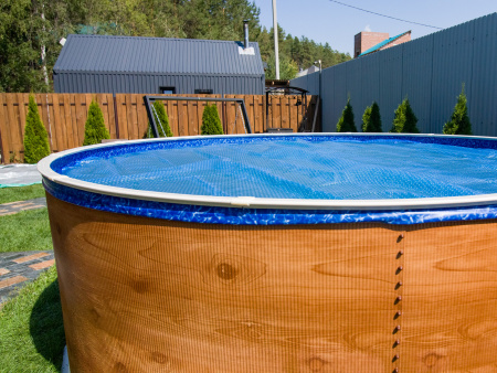 Покрывало круглое 4 м. теплосберегающее пузырьковое