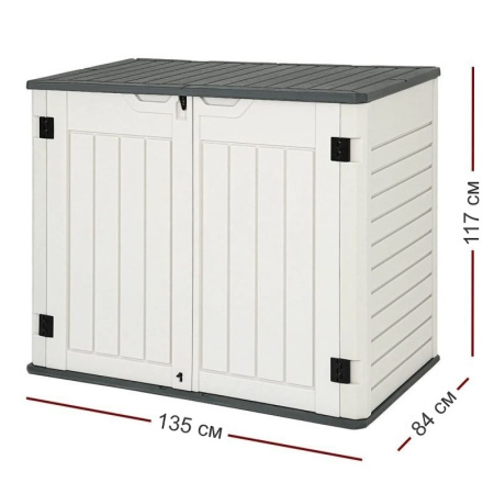 Ящик для оборудования бассейна 1120 л.