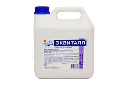 Эквиталл жидкий коагулянт, канистра 3 л. (3,6 кг.)Для коагуляции и осветления воды