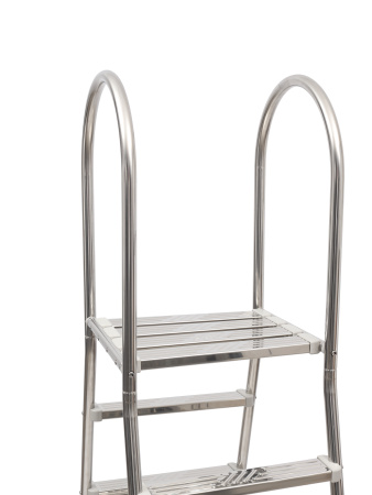 Лестница ЛАГУНА 5 ступеней для бассейна высотой 1,5 м AISI-304