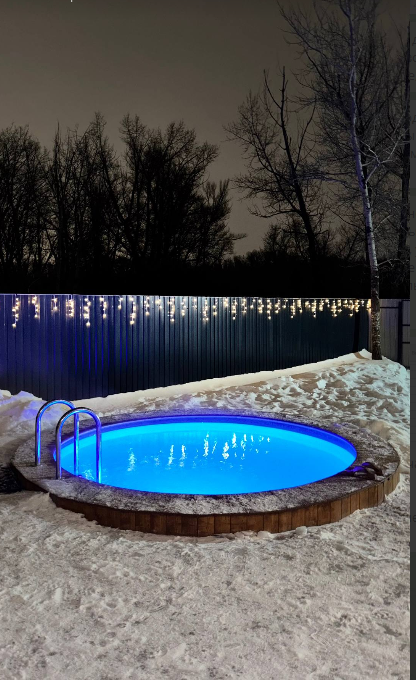 Круглый бассейн ЛАГУНА 3,5 х 1,25 м