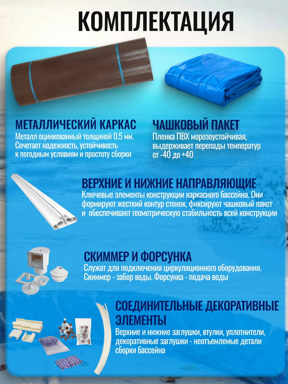 Круглый бассейн ЧАЙКА 2 х 1,25 м