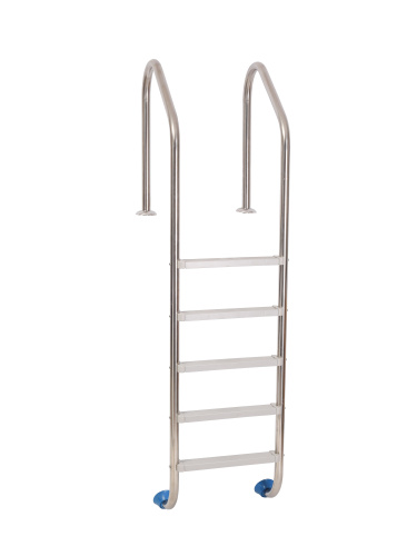 Лестница Лагуна Стандарт  5 ступеней AISI-304 с пластиковыми ступенями