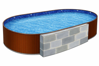 Овальные бассейны чайка 1,25 м.