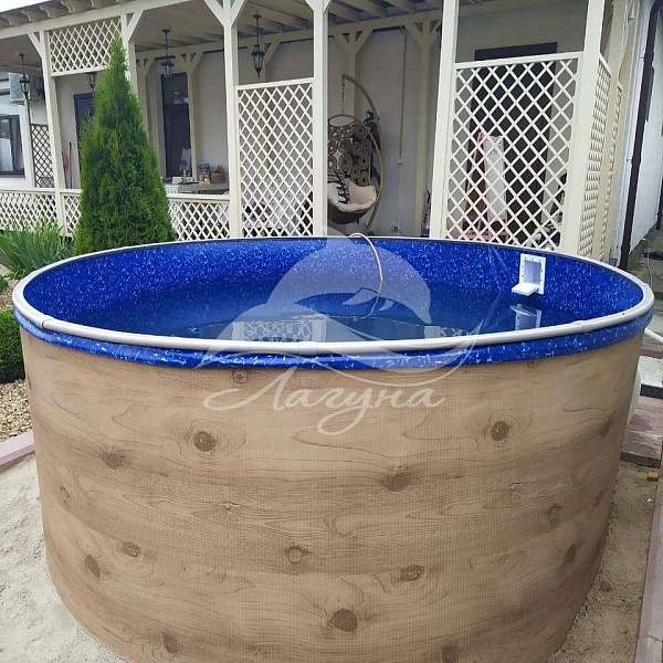 Круглый бассейн ЛАГУНА 2,5 х 1,25 м