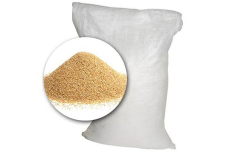 Песок кварцевый 12,5 кг фракции 0,5 -1 мм