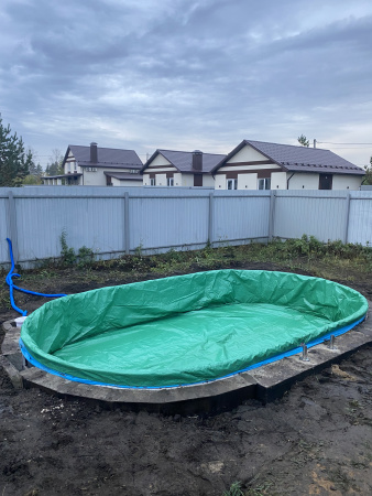 Тент защитный для зимней консервации 7 х 3 м. овальный Тент защитный для зимней консервации 7 х 3 м. овальный
