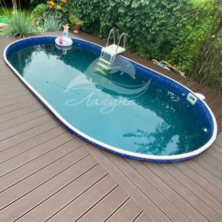Бассейн Гигабасс овальный 7 х 3 х 1,5 м Бассейн Гигабасс овальный 7 х 3 х 1,5 м