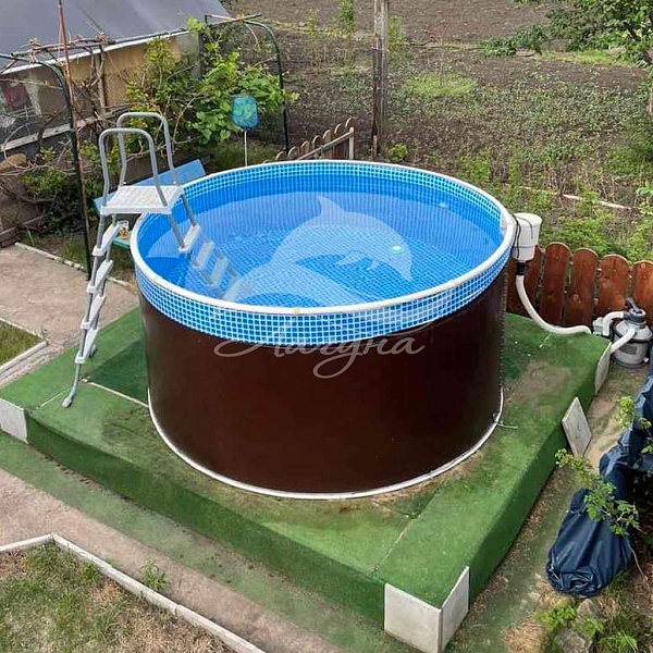 Круглый бассейн ЛАГУНА 2,00 х 1,25 м