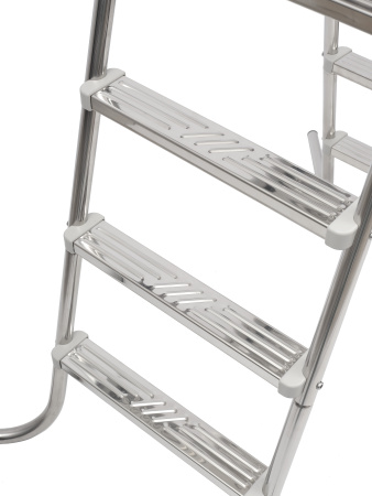 Лестница ЛАГУНА  4 ступени для бассейна высотой 1,25 м AISI-304