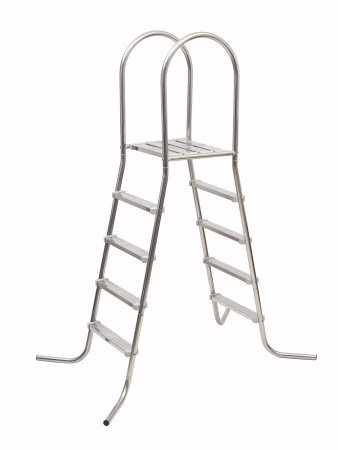 Лестница ЛАГУНА  4 ступени для бассейна высотой 1,25 м AISI-304
