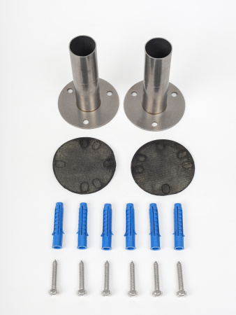 Анкерное крепление для односторонних лестниц с крепежом и прокладкой Лагуна AISI-304