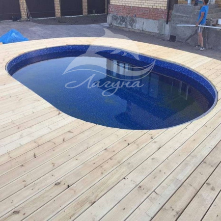 Бассейн Гигабасс овальный 10 х 5 х 1,5 м