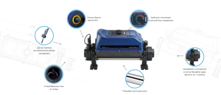 Электронагреватель Elecro Evolution 2 Titan 9кВт 220В/380В Электронагреватель Elecro Evolution 2 Titan 9кВт 220В/380В