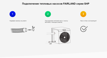 Тепловой насос для бассейна Fairland SHP03 3.5 кВт Тепловой насос для бассейна Fairland SHP03 3.5 кВт